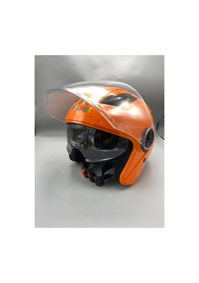 Helmet Açık Kaskı Çocuk Turuncu