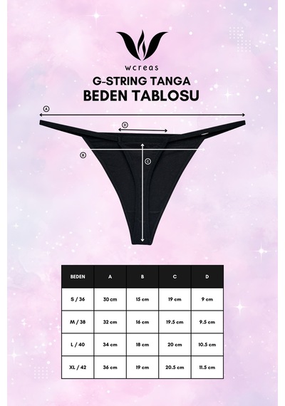 Wcreas Kadın İpli Tanga, Pamuklu Yumuşak Kumaş G-string Tanga 5'li Paket Karışık Karışık Wcreas Kadın İpli Tanga, Pamuklu Yumuşak Kumaş G-string Tanga 5'li Paket Karışık Karışık