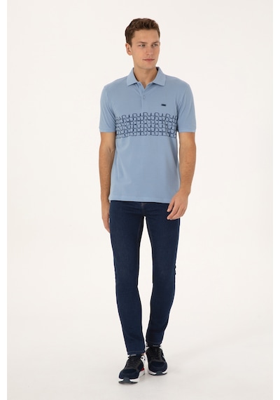 U.S. Polo Assn. U.s. Polo Assn. Erkek Açık Mavi Tişört 50324789-vr003 Acık Mavı
