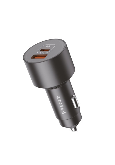 Kensa 70w Araç Hızlı Şarj Aleti Usb-c + Qc Usb-a Girişi Tüm Araçlar Uyumlu Şarj 70w Car Charger