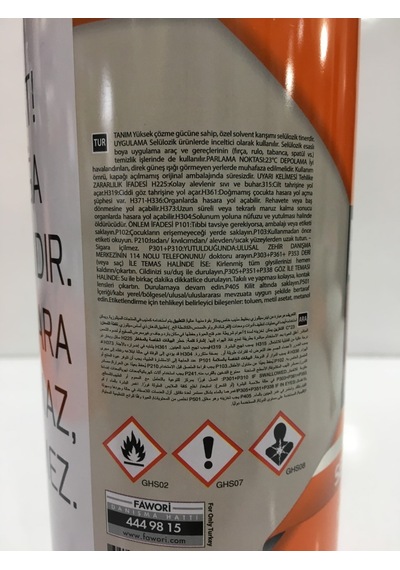 Fawori Selülozik Tiner 1 L (461212785)