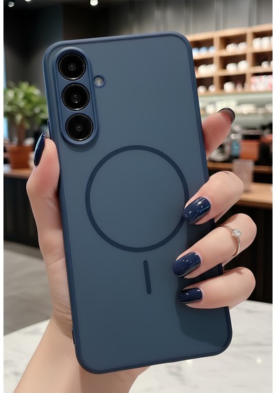 Galaxy A17 İçin Uyumlu M-safe Şarj Özellikli Elde Kaymaz Soft Renkli Kılıf
