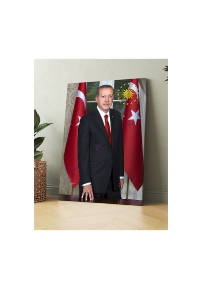Recep Tayyip Erdoğan Başkan Erdoğan Rte Kanvas Tablo 7 Farklı Ölçü
