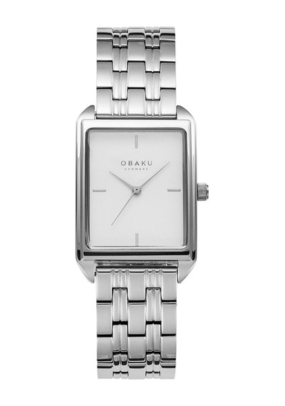 Obaku Denmark V293lxcısc Quartz Çelik Gri Safir Cam 24 Mm Kadın Kol Saati Gri