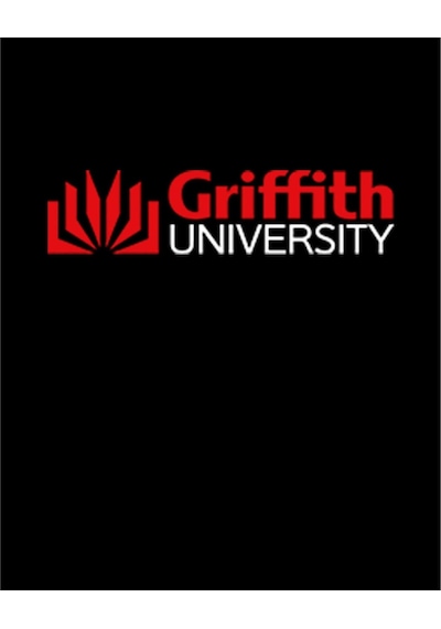 Zepplin Giyim Griffith University Red Logo Büyük Sırt Patch Yama