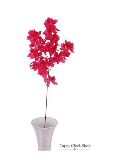 Yapay Çiçek Sitesi Yapay Begonvil Çiçeği Dalı 85 Cm Fuşya Pembe