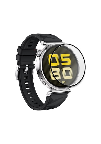 Sneezy Huawei Gt5 41mm İle Uyumlu Polymer Temperli Nano 0.5 Mm Watch Ekran Koruyucu