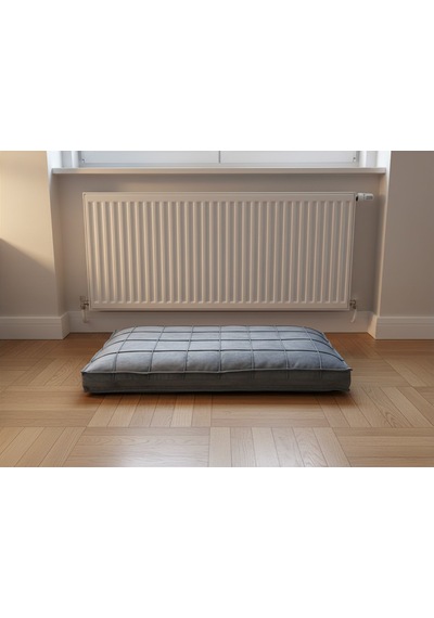 Sergama 120x80x15 İthal Babyface Fumaş Fermuarlı Pofidik Koyu Gri
