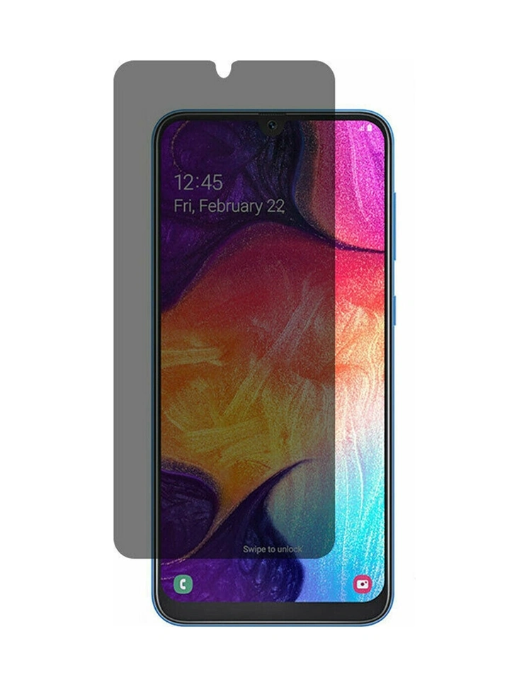 Samsung Uyumlu  Galaxy A20 Privacy Gizlilik Filtreli Hayalet Cam