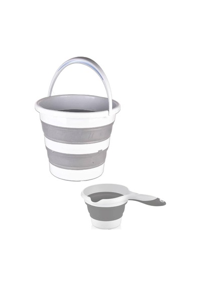 Gri Katlanabilir Konana Ve Gri Katlanabilir Maşrapa, Sepetkitchen Çok Renkli