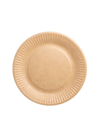 Kraft Karton Tabak 23 Cm 25'li