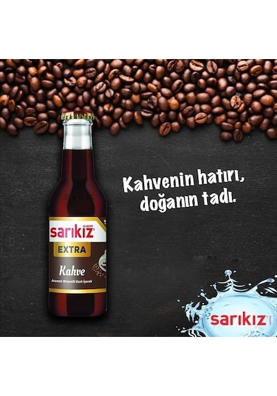 Sarıkız Extra Kahve Aromalı Maden Suyu 24 x 200 ML