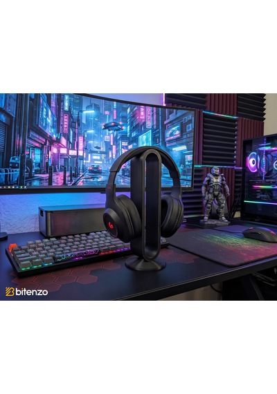 Minimalist Oval Tasarım Masaüstü Kulaklık Standı, Gaming Ve Ofis Kulaklık Tutucu