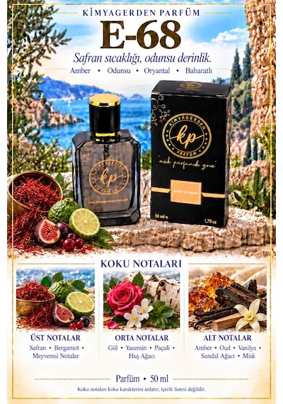 KP  E-68 Erkek Parfüm EDP 50 ML