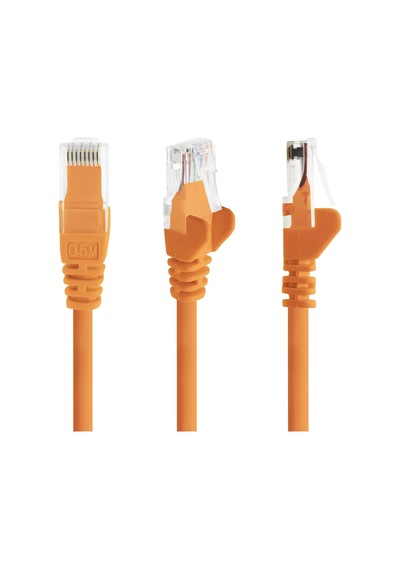 7,5 M - Turuncu - 1 Adet - Cat.6 Cat6 Ethernet Lan Ağ Kablosu 1000 Mbit/s Patch Kablosu Standart