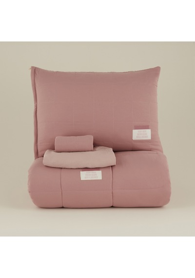 Karaca Home Relax Tek Kişilik Comfort Set/uyku Seti Pudra Pudra