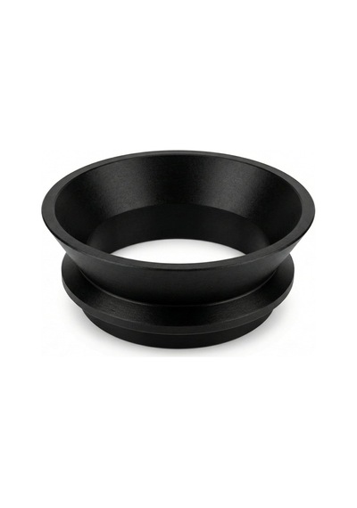 51mm Portafiltre Dozaj Halkası, Dozaj Hunisi, Kahve Dökme Önleyici Huni, Espresso Hazırlık Hunisi 2 Siyah