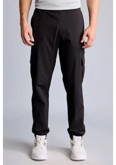 Defacto Standart Fıt Elastik Bel Dokuma Siyah Jogger H8609ax26spbk81 Siyah-bk81