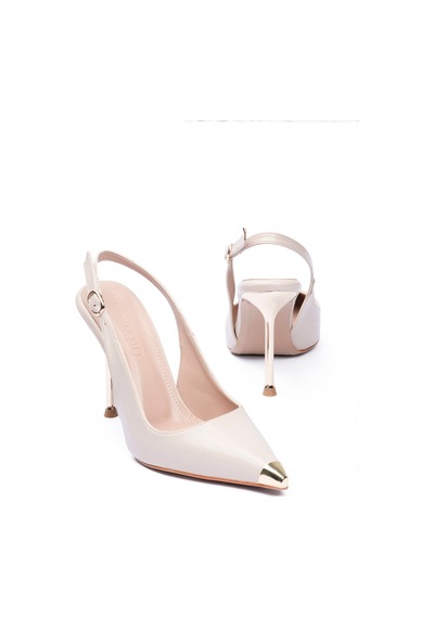 Mubiano Kadın Stiletto Sivri Burun Metal Burun Detaylı Arkası Açık Topuklu Ayakkabı Violeta Bej Bej Mubiano Kadın Stiletto Sivri Burun Metal Burun Detaylı Arkası Açık Topuklu Ayakkabı Violeta Bej Bej