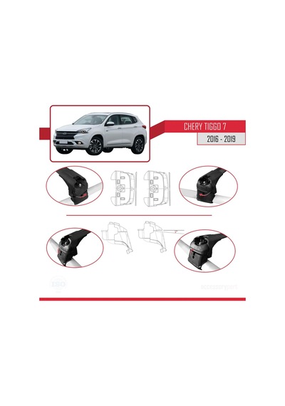 Chery Tiggo 7 T15 2016-2019 Arası İle Uyumlu Ace-2 Ara Atkı Tav