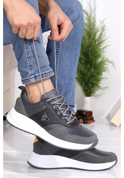 Dunlop Orthopedix 1589 Anatomik Erkek Bağcıklı Sneaker Spor Ayakkabı 001