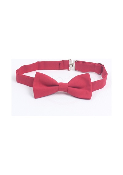 Minipomes Unisex Standart Boy Çocuk Papyonu Mat Kırmızı