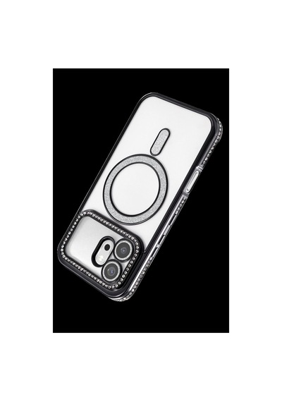 Huawei Honor 600 Joke Simli Magneticsafe Kılıf - Siyah