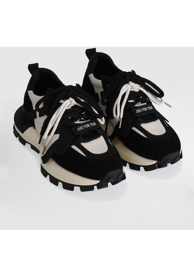 Lufian Yoko Kadın Sneaker Ayakkabı-siyah Siyah
