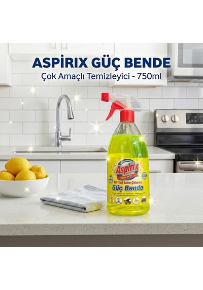 Çok Amaçlı Sarı Güç Yağ Sökücü Ve Leke Çıkarıcı Sprey 750 Ml