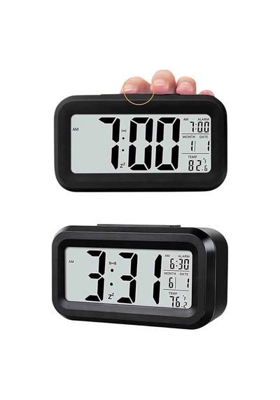 Hubrendy Kargo Gece Dijital Masa Saati Dijital Alarmlı Led Ekran Pilli Çalar Saat 521774