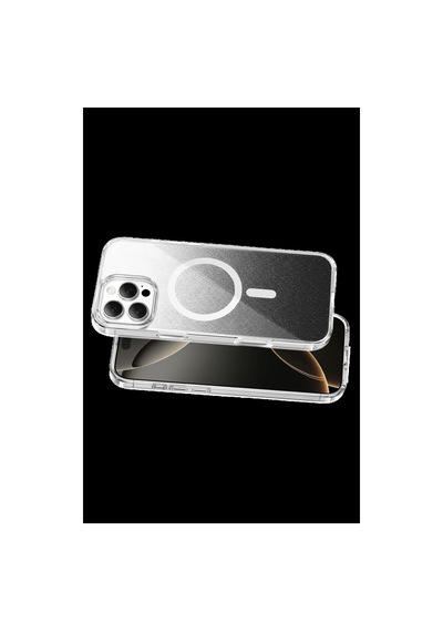 Onegif Apple İphone 16 Pro Max Sora Simli Magsafe Kapak - Siyah