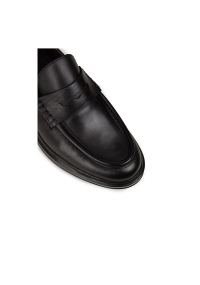 Deery Erkek Hakiki Deri Siyah Loafer Ayakkabı - 02000msyhp03 Siyah