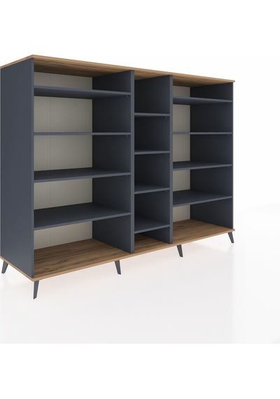 Kronos Dolap 11 Raflı 220x59x163 Antrasit-çam/antrasit Antrasit-çam/antrasit Kronos Dolap 11 Raflı 220x59x163 Antrasit-çam/antrasit Antrasit-çam/antrasit