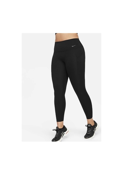 Nike Dri-fit Universa Medium-support High-waisted 7/8 Training Kadın Tayt Siyah
