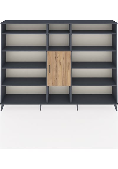 Arges Dolap 12 Raflı Tek Kapaklı 220x30x163 Antrasit-çam/antrasit Atlas Çam/antrasıt - Antrasıt Arges Dolap 12 Raflı Tek Kapaklı 220x30x163 Antrasit-çam/antrasit Atlas Çam/antrasıt - Antrasıt