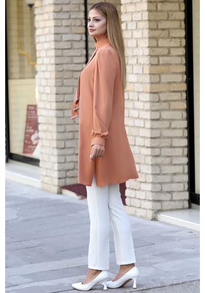 Esilanur Işıl Tesettür Tunik Camel Camel