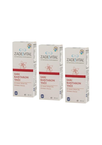 Zade Vital Sarı Kantaron Yağı 50   ML
