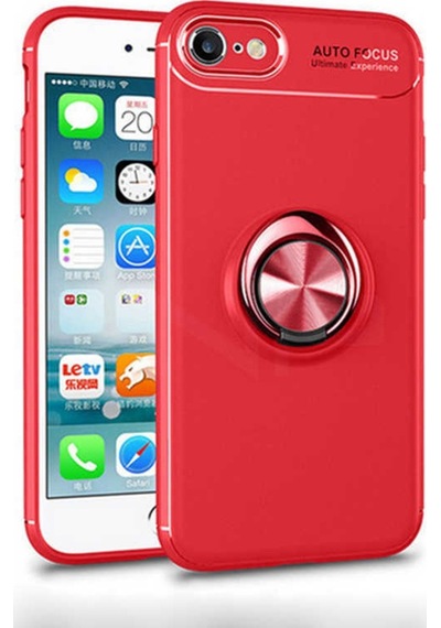 Apple Uyumlu iPhone 8 Kilif Yüzüklü Magnetli Ravel Case 389754123
