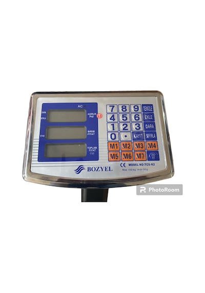 Bozyel Dijital Elektronik Terazi Kantar Katlanabilir Gövde 150 Kg