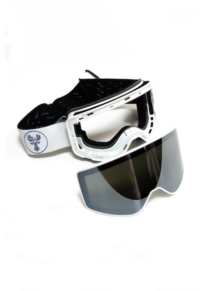 Profesyonel Kayak / Snowboard Gözlüğü Mıknatıslı Model Gri