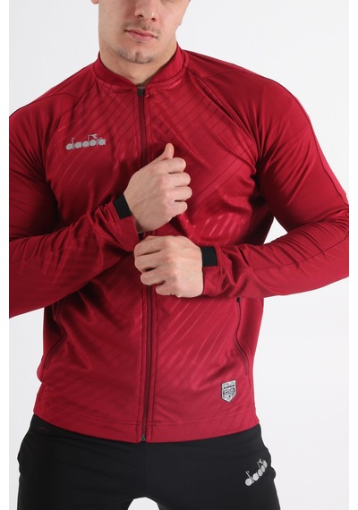 Diadora Elite Kamp Eşofmanı Tek Üst Bordo