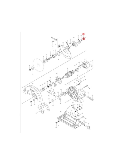 Makita 5008B İğneli Rulman Ürün Kodu 212052-1