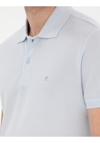 Pierre Cardin Erkek Buz Mavisi Tişört Basic 50306448-vr095 Buz Mavisi