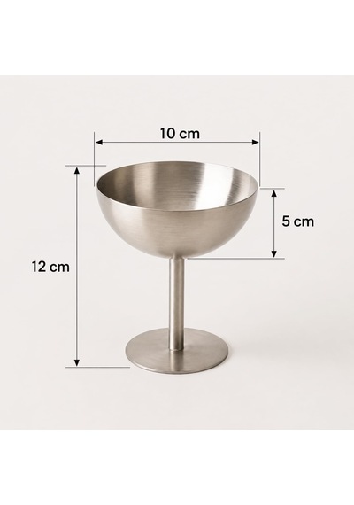 Paslanmaz Çelik Ayaklı Tatlı Kasesi, Metal Dondurma Kupası Ve Sunum Kasesi, 10 Cm Ağız Çapı, 12 Cm Yükseklik, Meyve, Çerez, Tatlı Ve İkramlık Servis K gri Paslanmaz Çelik Ayaklı Tatlı Kasesi, Metal Dondurma Kupası Ve Sunum Kasesi, 10 Cm Ağız Çapı, 12 Cm Yükseklik, Meyve, Çerez, Tatlı Ve İkramlık Servis K gri