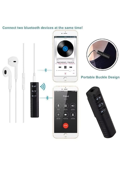 Araç Aux / Oto Teyp Aux Kablosuz Bağlantı Bluetooth Yapma Kiti