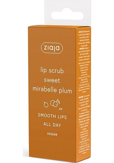 Ziaja Canlandırıcı Nemlendirici ve Yumuşatıcı Erik Aromalı Dudak Peeling