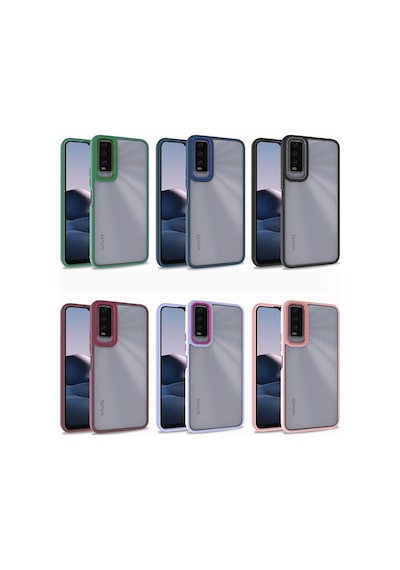 Zore Vivo Y11s Kılıf Ogaa Flora Kapak - Yeşil