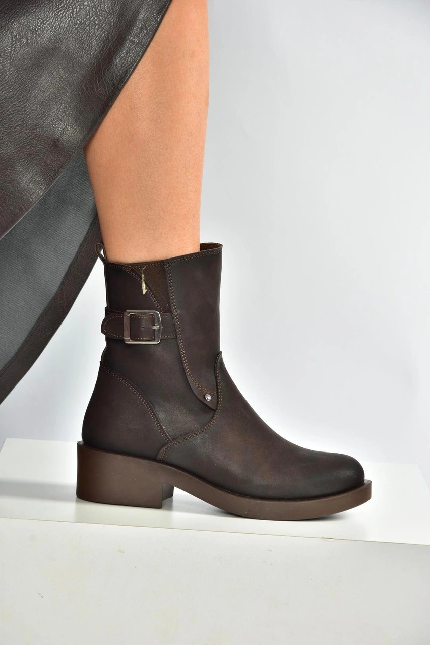 Fox Shoes V674121309 Kahverengi Alçak Topuklu İçi Tüylü Kadın Bot Kahverengi-suni Deri Fox Shoes V674121309 Kahverengi Alçak Topuklu İçi Tüylü Kadın Bot Kahverengi-suni Deri