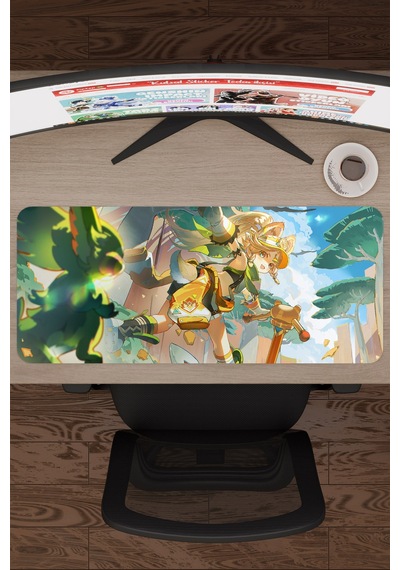 Kachina Genshin Impact Anime Oyuncu V1 - 70x30 Xl Gaming Mouse Pad Fare Altlığı