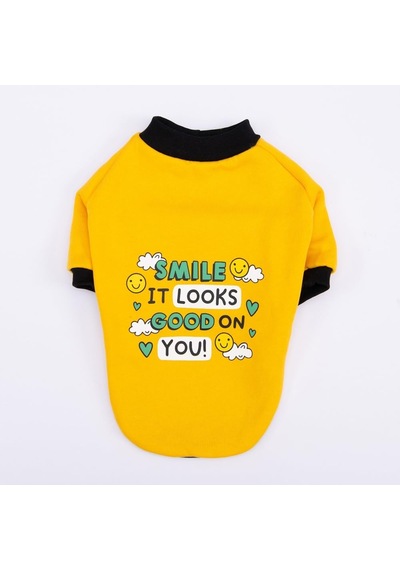 Yellow Loviisa Polarlı Küçük Irk Köpek Sweatshirtü L Sarı